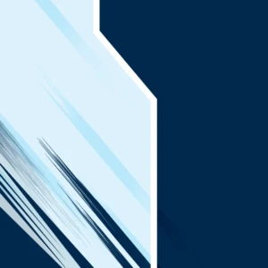 Sharp angles and pale gradients slice across navy fields, representing clarity, direction, and cool intensity.